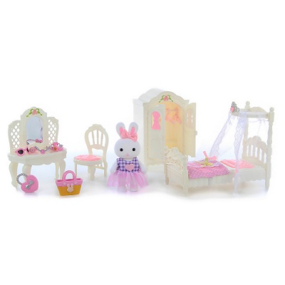 Кукла Зайчик с набором мебели Спальня Veld Co 113306 1